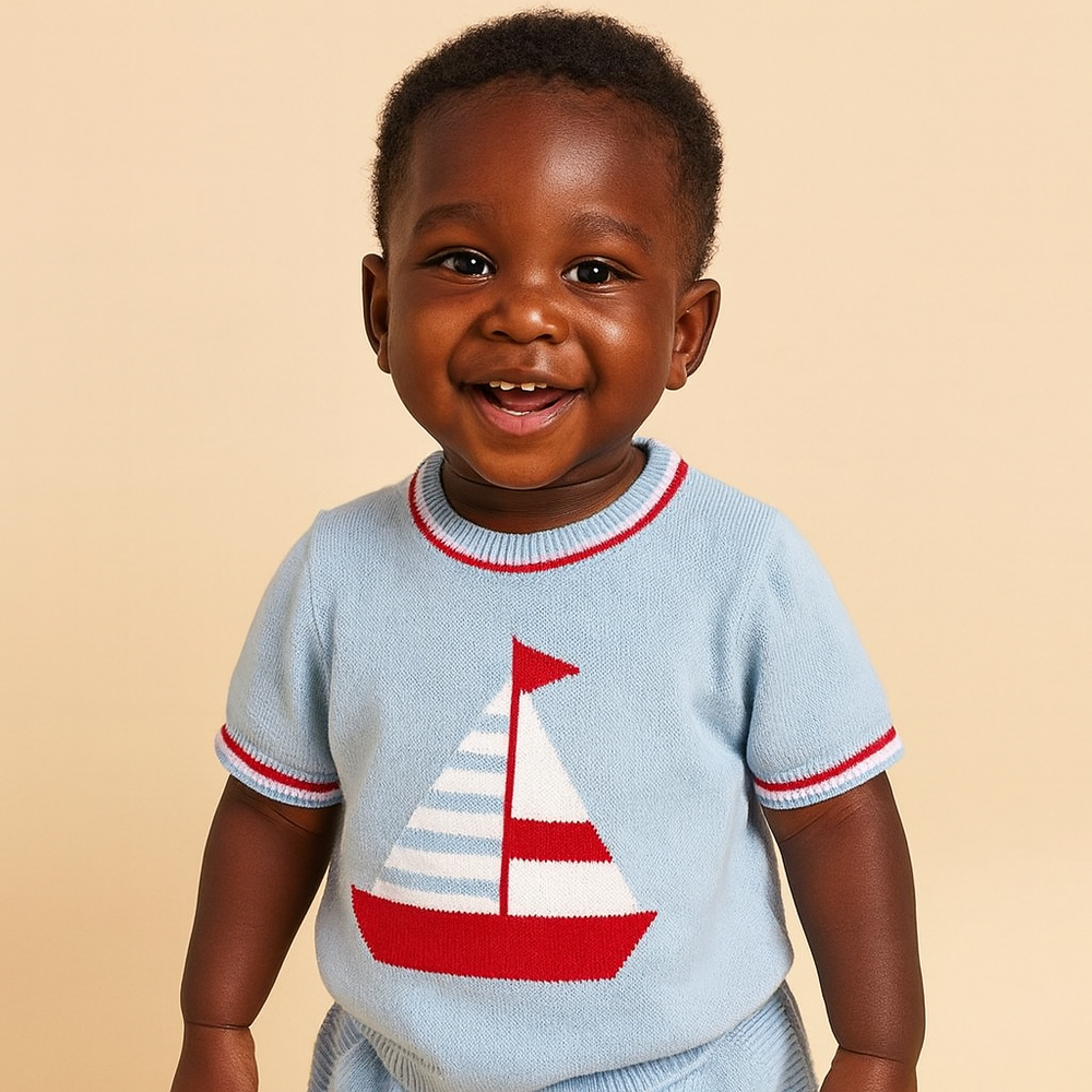 23 Little Sailors' Baby and Toddler Knit Set